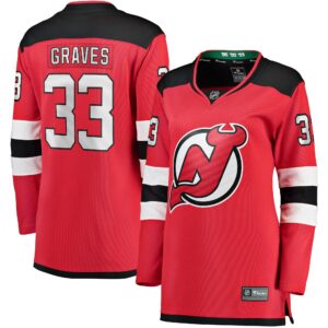Ryan Graves New Jersey Devils Women's Breakaway Player Jersey - Red