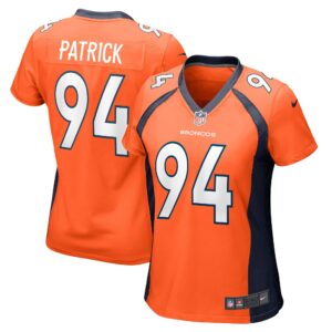 Aaron Patrick Denver Broncos  Women's Game Player Jersey - Orange