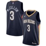 C.J. McCollum New Orleans Pelicans 2021/22 Swingman Jersey - Icon Edition - Navy
