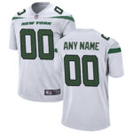 New York Jets  Youth Custom Game Jersey - White