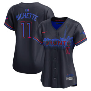 Bo Bichette #11 Toronto Blue Jays Women's 2024 City Connect Limited Player Jersey - Navy
