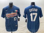 Men's Los Angeles Dodgers #17  Blue Shohei Ohtani Jersey