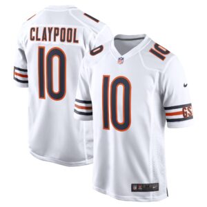 Chase Claypool Chicago Bears  Game Player Jersey - White