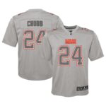 Nick Chubb Cleveland Browns Youth Atmosphere Game Jersey - Gray
