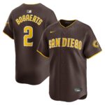 Men's San Diego Padres #2 Xander Bogaerts  Red Away Limited Player Jersey