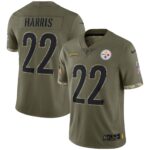 Najee Harris Pittsburgh Steelers  2022 Salute To Service Limited Jersey - Olive