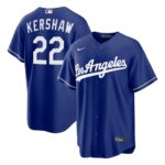 Clayton Kershaw #22 Los Angeles Dodgers Royal Alternate Replica Jersey - Blue