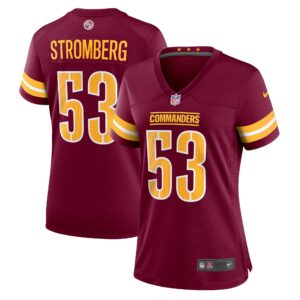 Ricky Stromberg Washington Commanders  Women's Team Game Jersey - Burgundy
