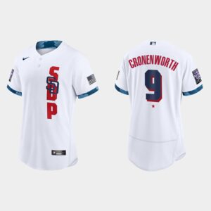 Men's San Diego Padres #9 Jake Cronenworth White 2021 All-Star Game Jersey