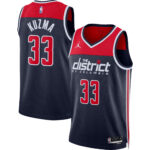 Kyle Kuzma 2022/23 Washington Wizards  Unisex Swingman Jersey - Statement Edition - Navy