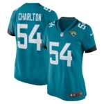 Taco Charlton Jacksonville Jaguars  Women's Home Game Player Jersey - Teal