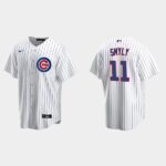Men's Chicago Cubs #11 Drew Smyly White Home Jersey