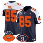 Cole Kmet #85 Chicago Bears CHI Dick Butkus Patch Throwback Vapor Limited Jersey - All Stitched
