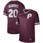 Men's  Philadelphia Phillies #20 Mike Schmidt Cooperstown Collection Legend V-Neck Jersey