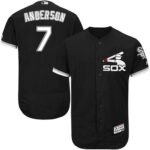 Chicago White Sox #7 Tim Anderson Black Flexbase Collection Stitched Jersey