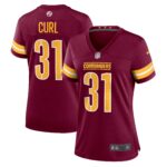 Kamren Curl Washington Commanders  Women's Player Game Jersey - Burgundy