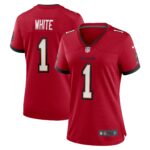 Rachaad White Tampa Bay Buccaneers  Women's Game Player Jersey - Red