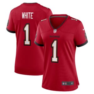 Rachaad White Tampa Bay Buccaneers  Women's Game Player Jersey - Red