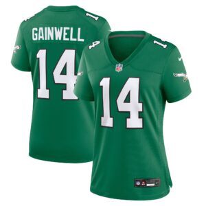 Kenneth Gainwell Philadelphia Eagles Women's Alternate Game Jersey - Kelly Green