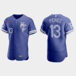 Men's #13 Salvador Perez Kansas City Royals 2022 City Connect Jersey - Royal