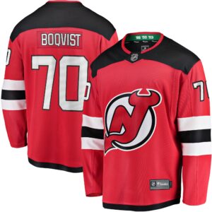 Jesper Boqvist New Jersey Devils Home Breakaway Player Jersey - Red