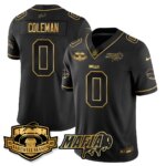 Keon Coleman #0 Buffalo Bills BUF 2025 Bills Mafia Patch Gold Vapor Limited Jersey - All Stitched