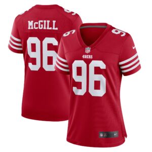 T.Y. McGill San Francisco 49ers  Women's Home Game Player Jersey - Scarlet