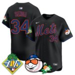 Kodai Senga #34 New York Mets Spring Training Vapor Limited Jersey - All Stitched