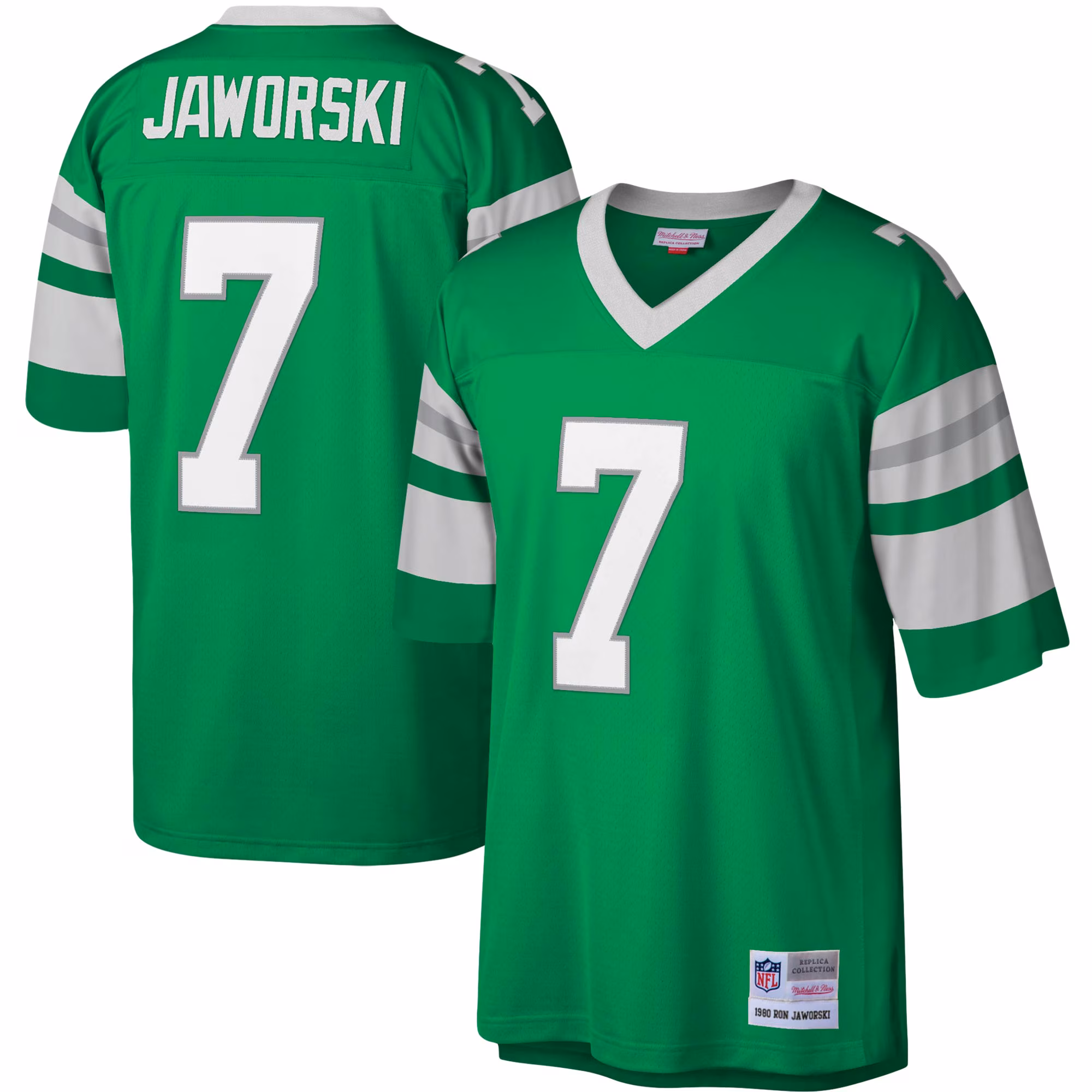 Ron Jaworski Philadelphia Eagles #7 Legacy Replica Jersey - Kelly Green