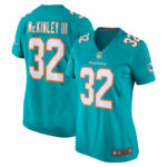 Verone McKinley III Miami Dolphins Women's Game Player Jersey - Aqua