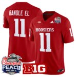 Randle El #11 Ndiana Hoosiers IH 2026 Peach Bowl Vapor Limited Jersey - All Stitched