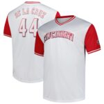 Cincinnati Reds Elly De La Cruz #44 Profile White Big & Tall Name & Number Jersey
