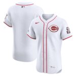 Cincinnati Reds White Home Elite Jersey