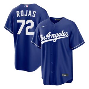 Miguel Rojas #72 Los Angeles Dodgers Royal Alternate Replica Jersey - Blue