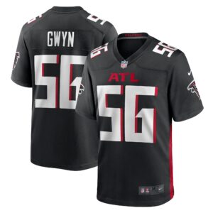 Jovaughn Gwyn Atlanta Falcons Team Game Jersey -  Black