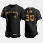 Men's Toronto Blue Jays #30 Alejandro Kirk 2022 All-Star Game Flex Base Black Jersey