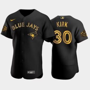 Men's Toronto Blue Jays #30 Alejandro Kirk 2022 All-Star Game Flex Base Black Jersey