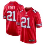 Poyer Buffalo Bills  Alternate Game Jersey - Red
