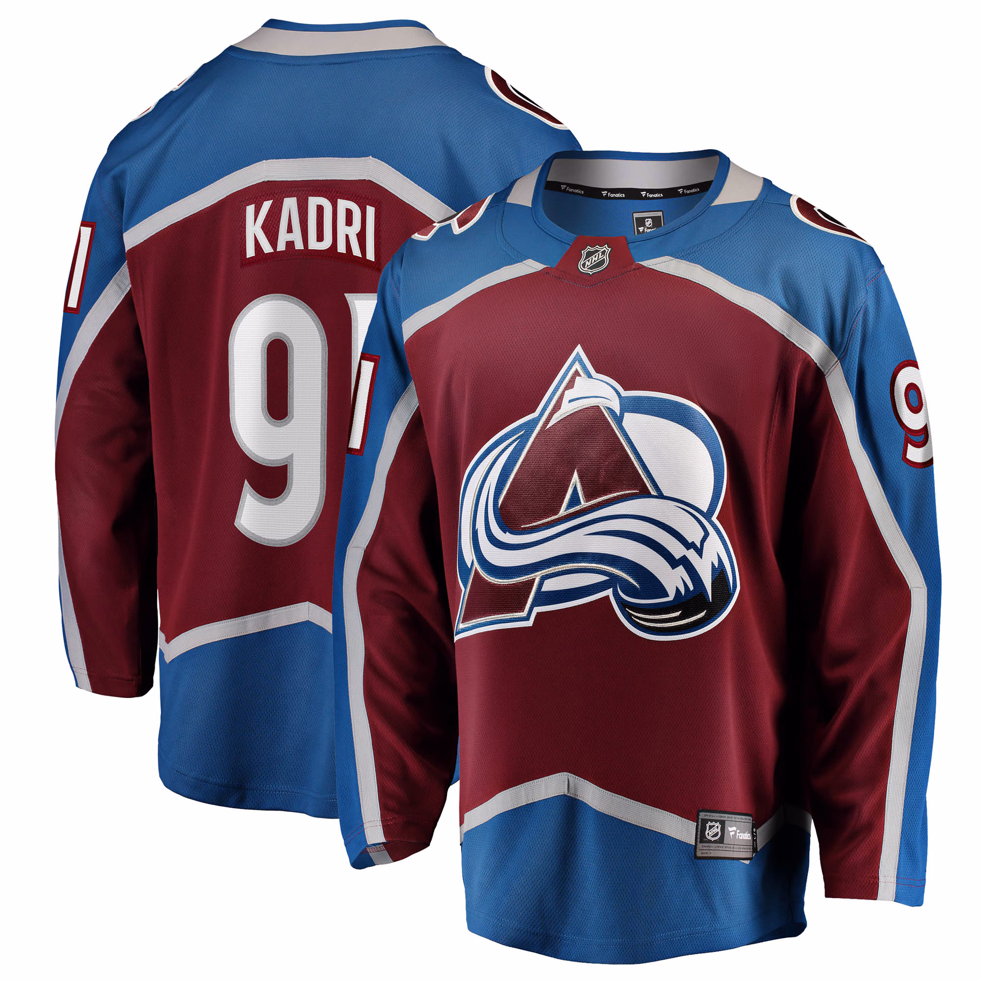 Colorado Avalanche Nazem Kadri #91 Fanatics Burgundy Home Breakaway Jersey