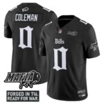 Keon Coleman #0 Buffalo Bills BUF 'Gothic Cold Front Edition' Vapor Limited Jersey V2 - All Stitched