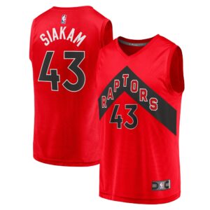 Pascal Siakam Toronto Raptors  Youth 2021/22 Fast Break Replica Jersey - Icon Edition - Red