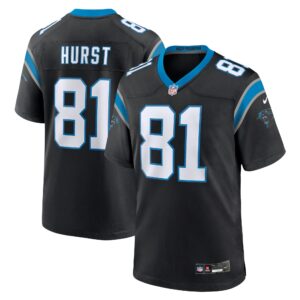 Hayden Hurst Carolina Panthers  Team Game Jersey - Black