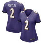 Tyler Huntley Baltimore Ravens  Women's Game Jersey - Purple