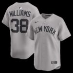 New York Yankees Devin Williams #38 Gray Road Limited Player Jersey