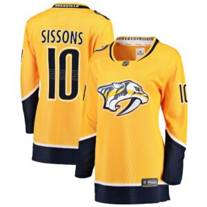 Colton Sissons Nashville Predators Women's Breakaway Player Jersey - Gold