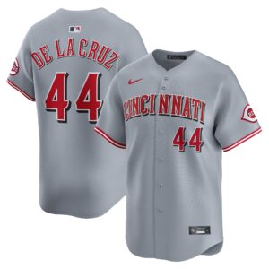 Cincinnati Reds Elly De La Cruz #44 Gray Road Limited Player Jersey