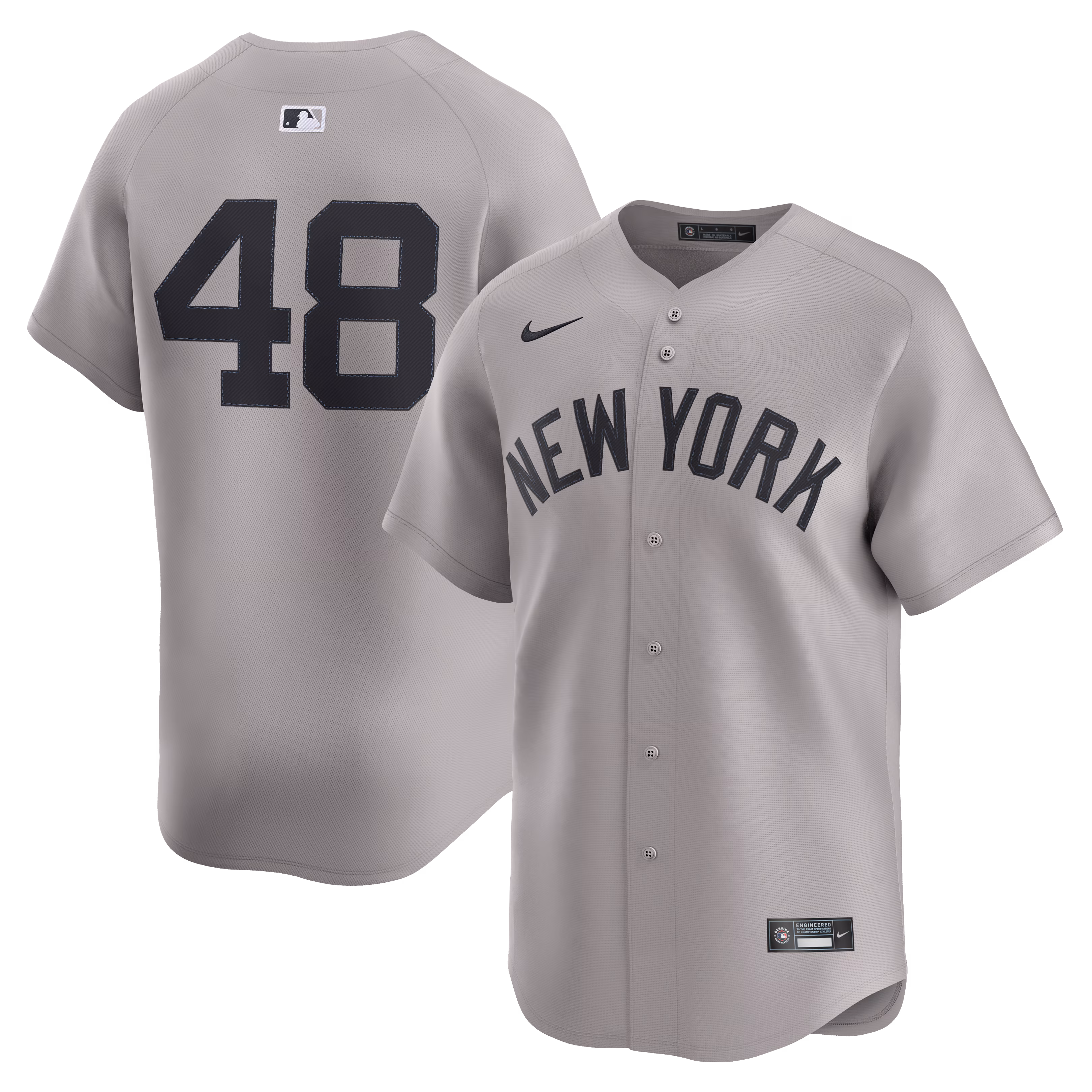 New York Yankees Paul Goldschmidt #48 Gray Road Limited Player Jersey