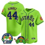 Yordan Álvarez #44 Houston Astros Orbit Patch Vapor Premier Limited Jersey V3 - All Stitched