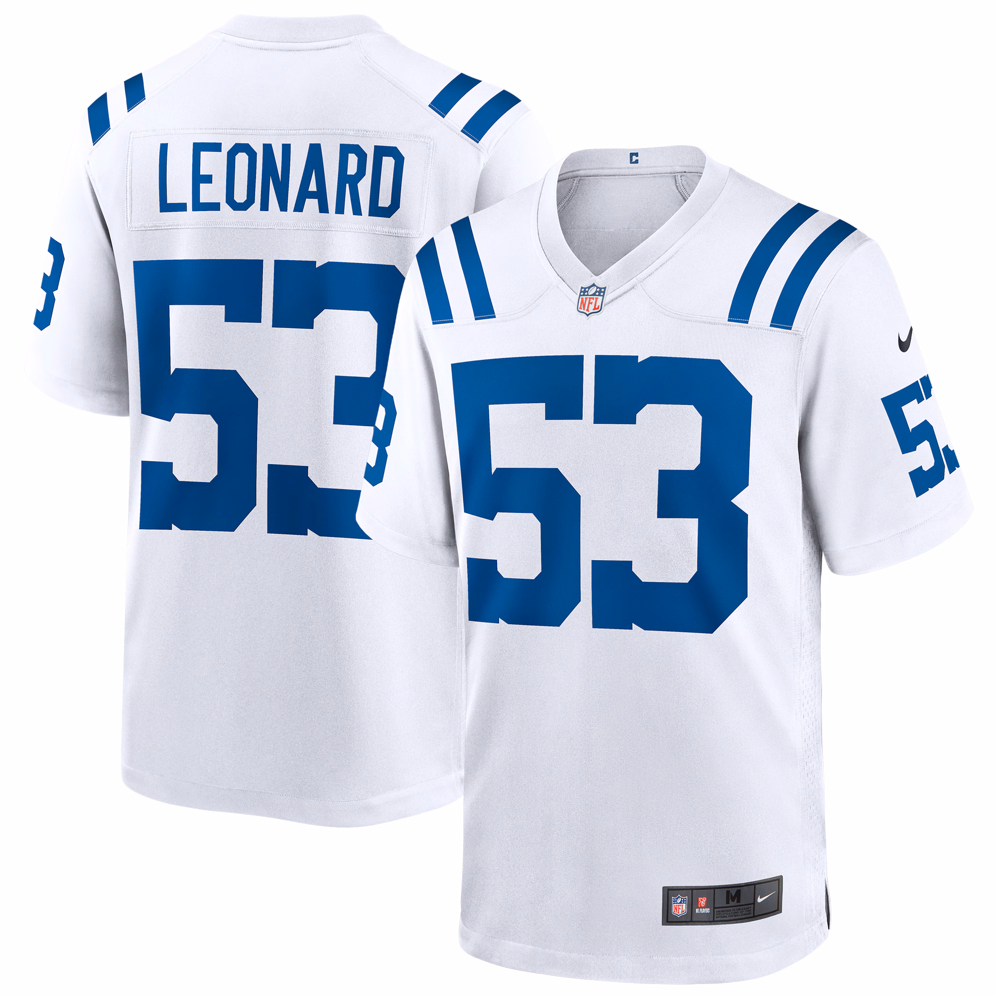 Shaquille Leonard Indianapolis Colts Game Player Jersey - White