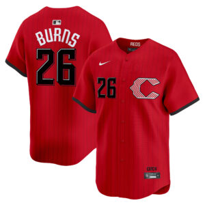 Chase Burns #26 Cincinnati Reds 2026 City Connect Vapor Premier Limited Jersey - All Stitched